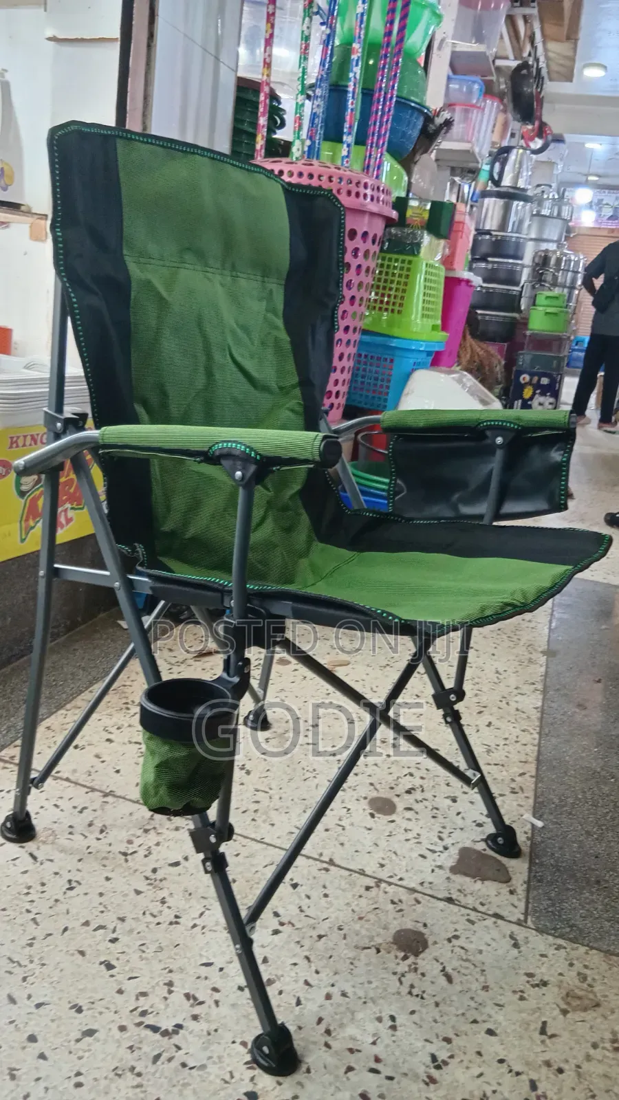 Heavy-Duty Foldable Camping Chair