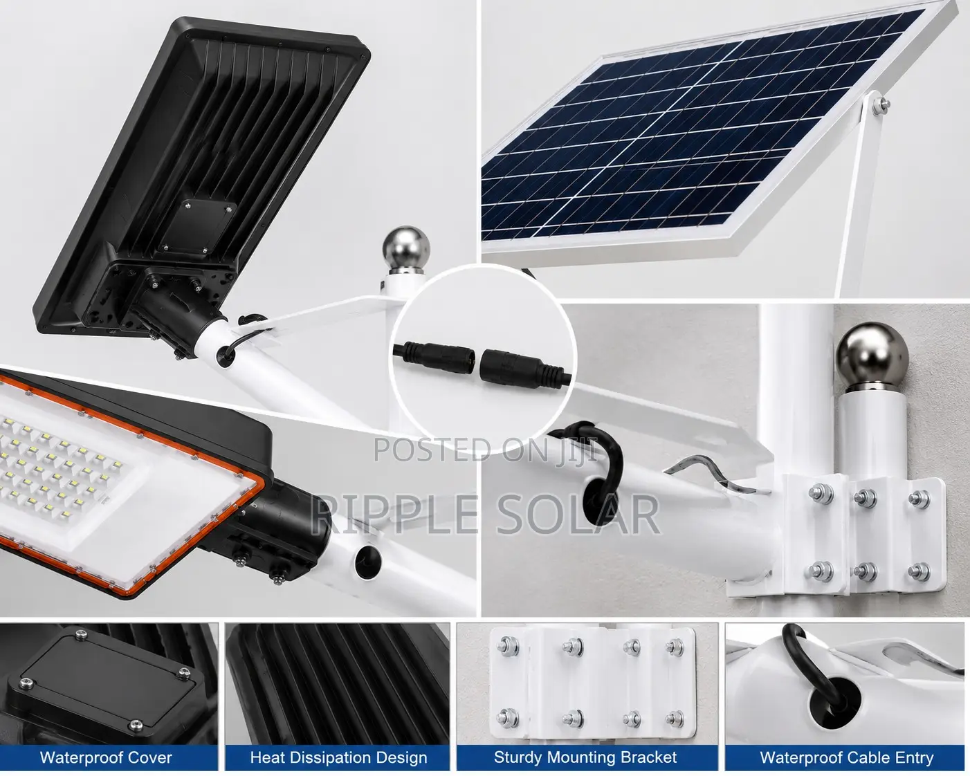 400W Solar Street Light With Panel LED Security Kampala