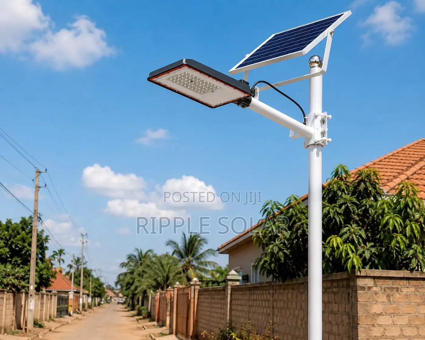 400W Solar Street Light With Panel LED Security Kampala