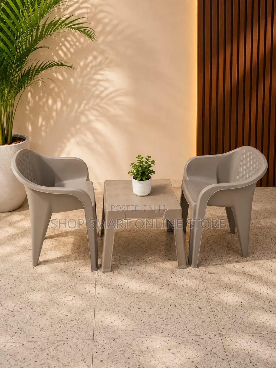 Simpler Plastic Table and Chairs