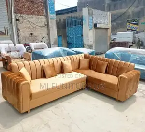 L.sofa Plus Cushions in Different Colors
