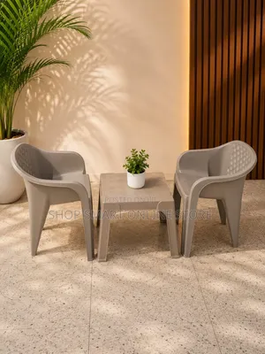 Simpler Plastic Table and Chairs