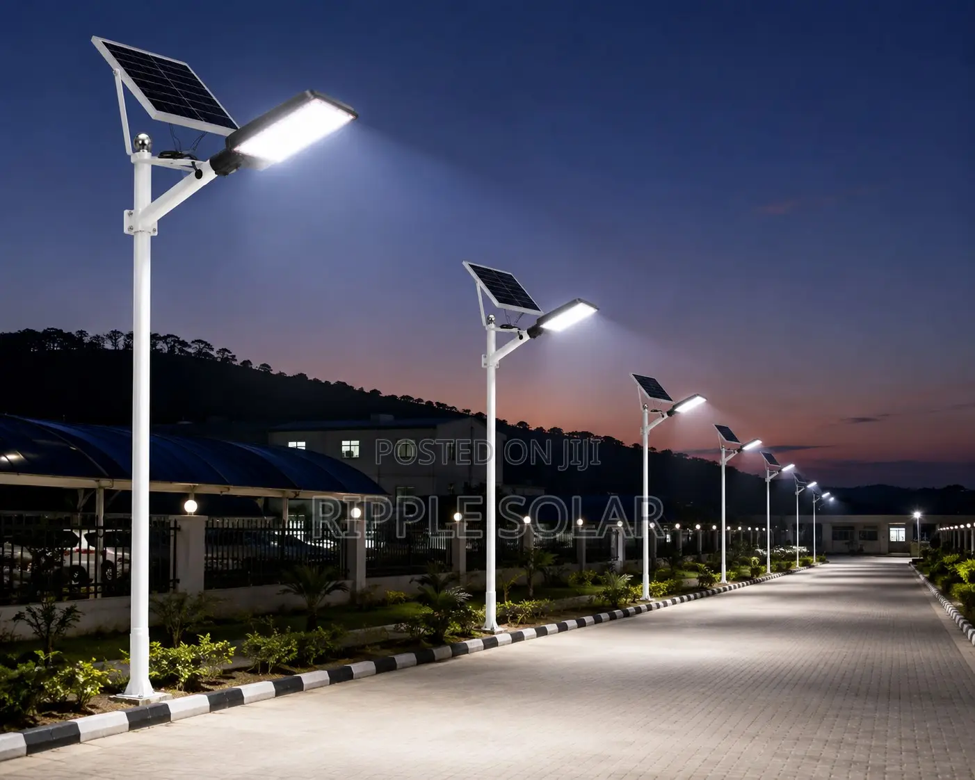 400W Solar Street Light With Panel LED Security Kampala