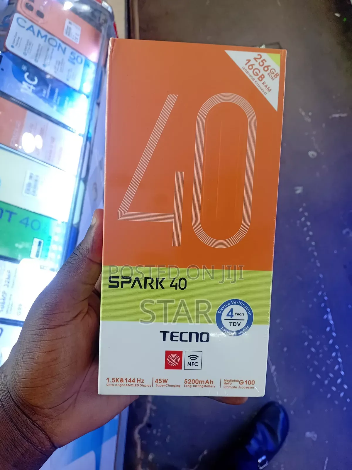 New Tecno Spark 40 256 GB Black
