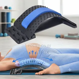 Back Stretcher for Lower Back Pain Relief, 3 Level Adjustable Lumbar