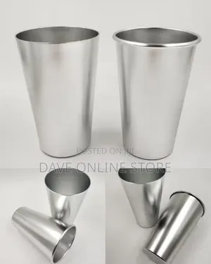 12 Pack 400mls Stainless Steel Pint Cups Water Glass
