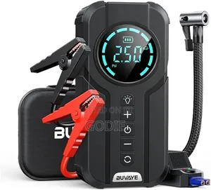 4-in-1 Multi-Functional Emergency Jump Starter With Air Pump.