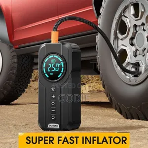 Heavy-Duty Multifunctional Emergency Jump Starter With Air Pump.