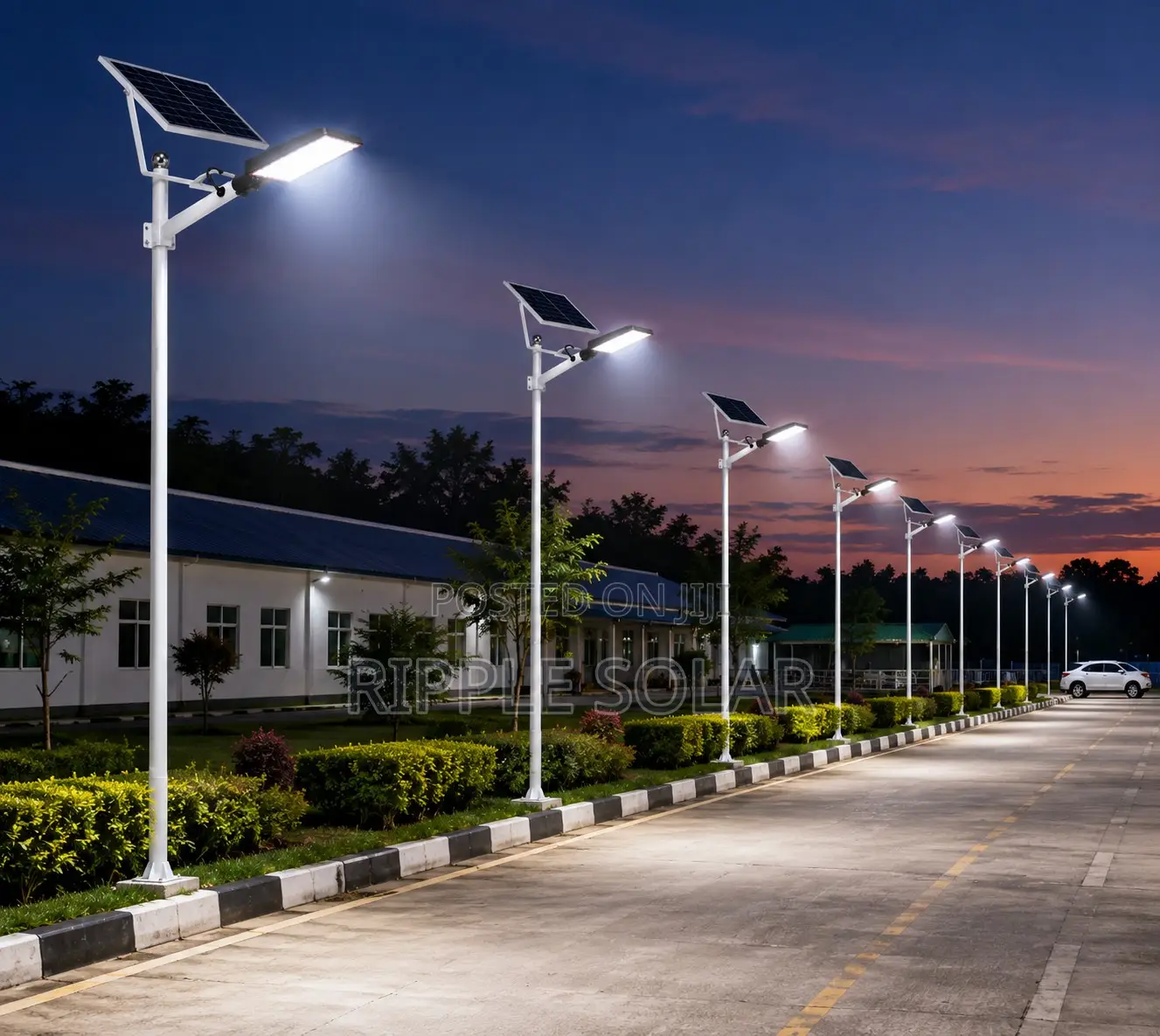 200W Solar Street Light With Panel Outdoor Security Kampala