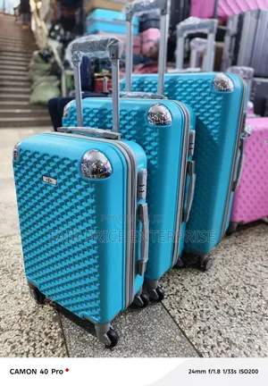 3pcs in 1set Full Set. Original Plastic Suitcases