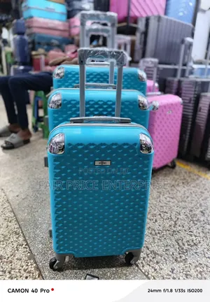 3pcs in 1set Full Set. Original Plastic Suitcases