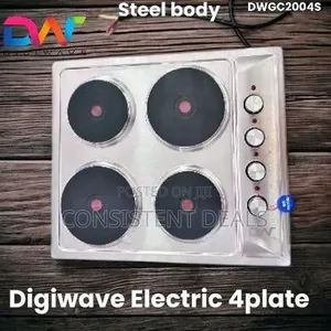 4 Burner Stainless Steel Body Hotplate Cooker