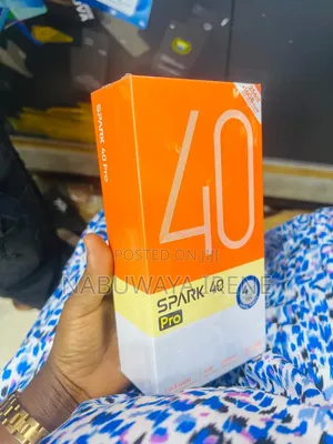 New Tecno Spark 40 Pro 256 GB Black