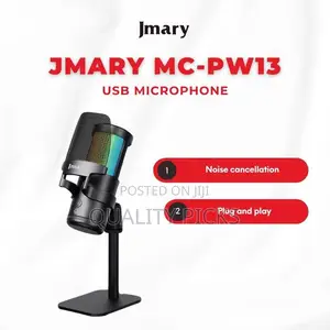 MC-PW13 RGB USB Microphone – Plug Play With Zero-Latency Monitoring