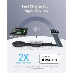 Charging Station Foldable Travel Design With Adapter