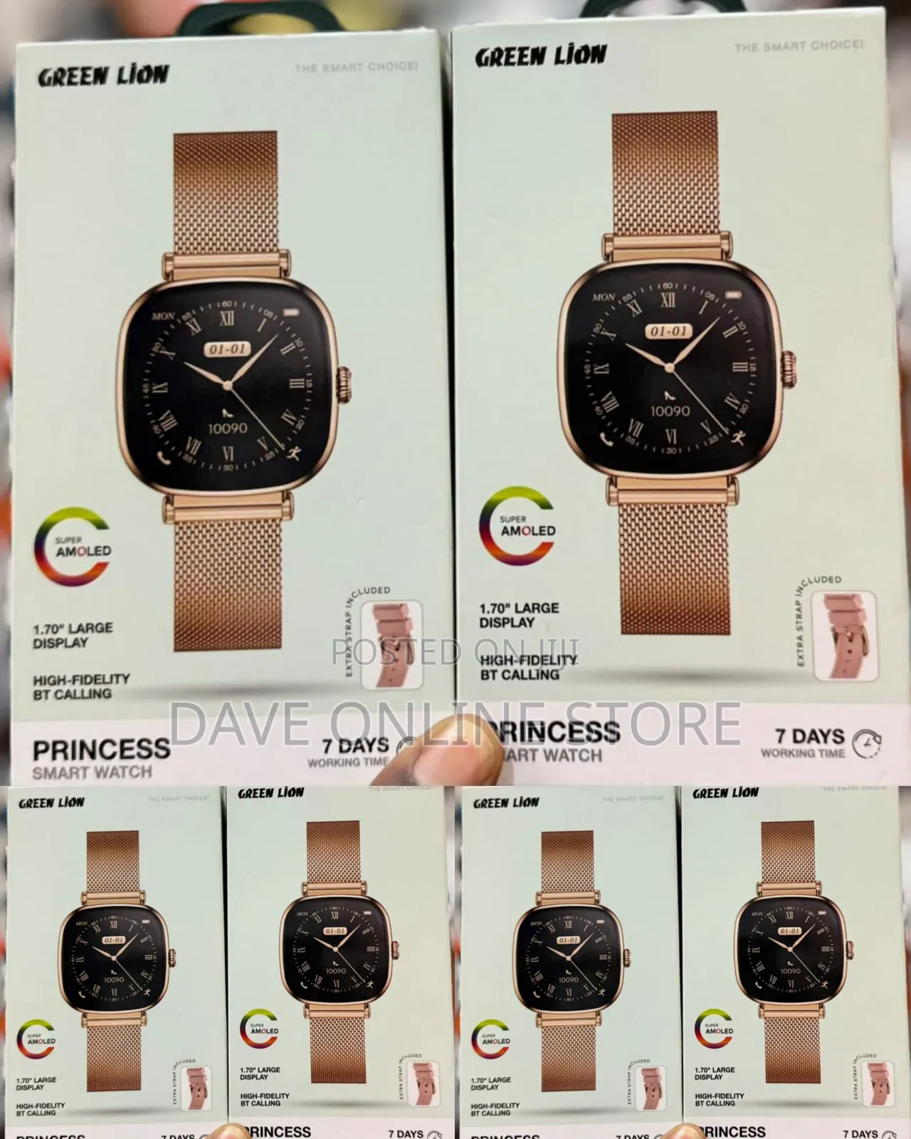 Green Lion Princess Smart Watch