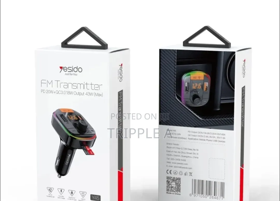 Yesido Car FM Transmitter