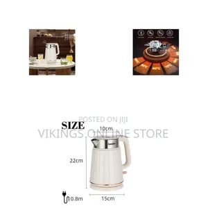 Sonifer Electric Kettle 1.3L Integrated Seamless Inner Tank 360°