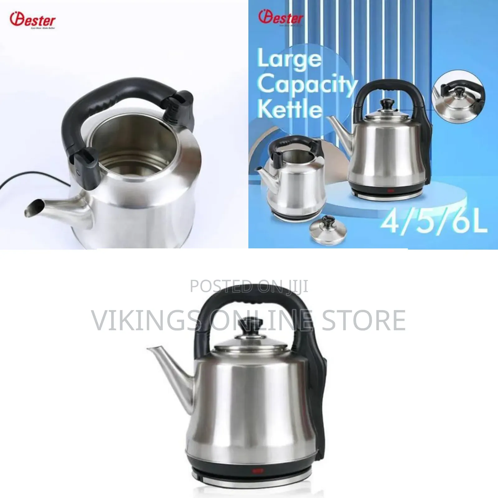 5 Litre Stainless Steel Electric Kettle Cerek Jug Pot Teapot Hot