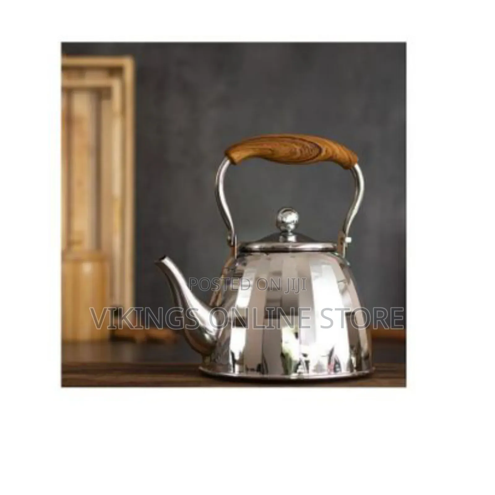 3 Litre Stove Pot Stainless Steel Whistling Kettle With Fine Strainer