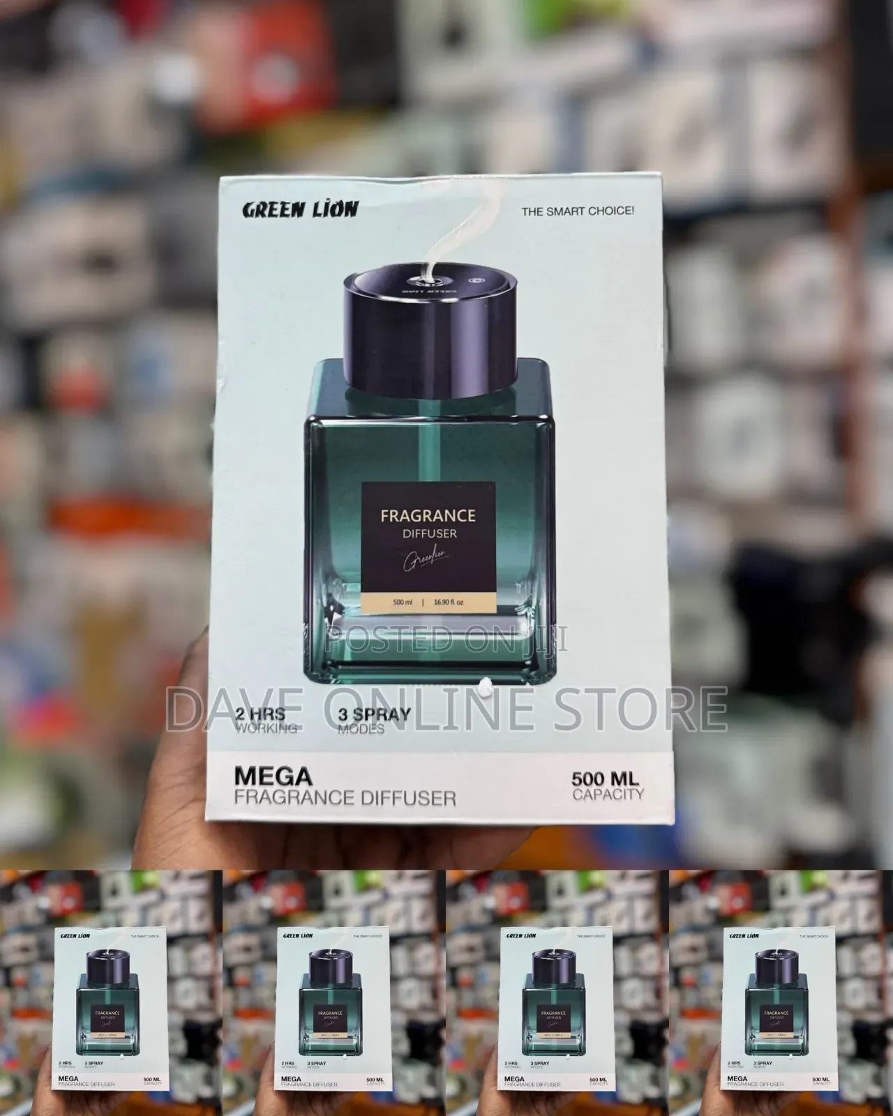 Green Lion Mega Fragrance Diffuser - Green