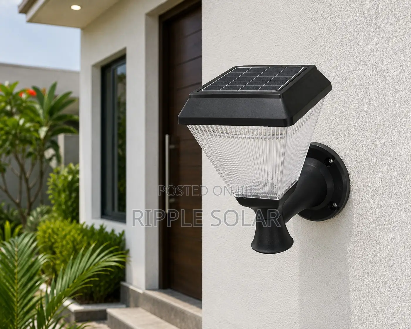 Solar Wall Lantern IP65 Motion Sensor Security Lamp