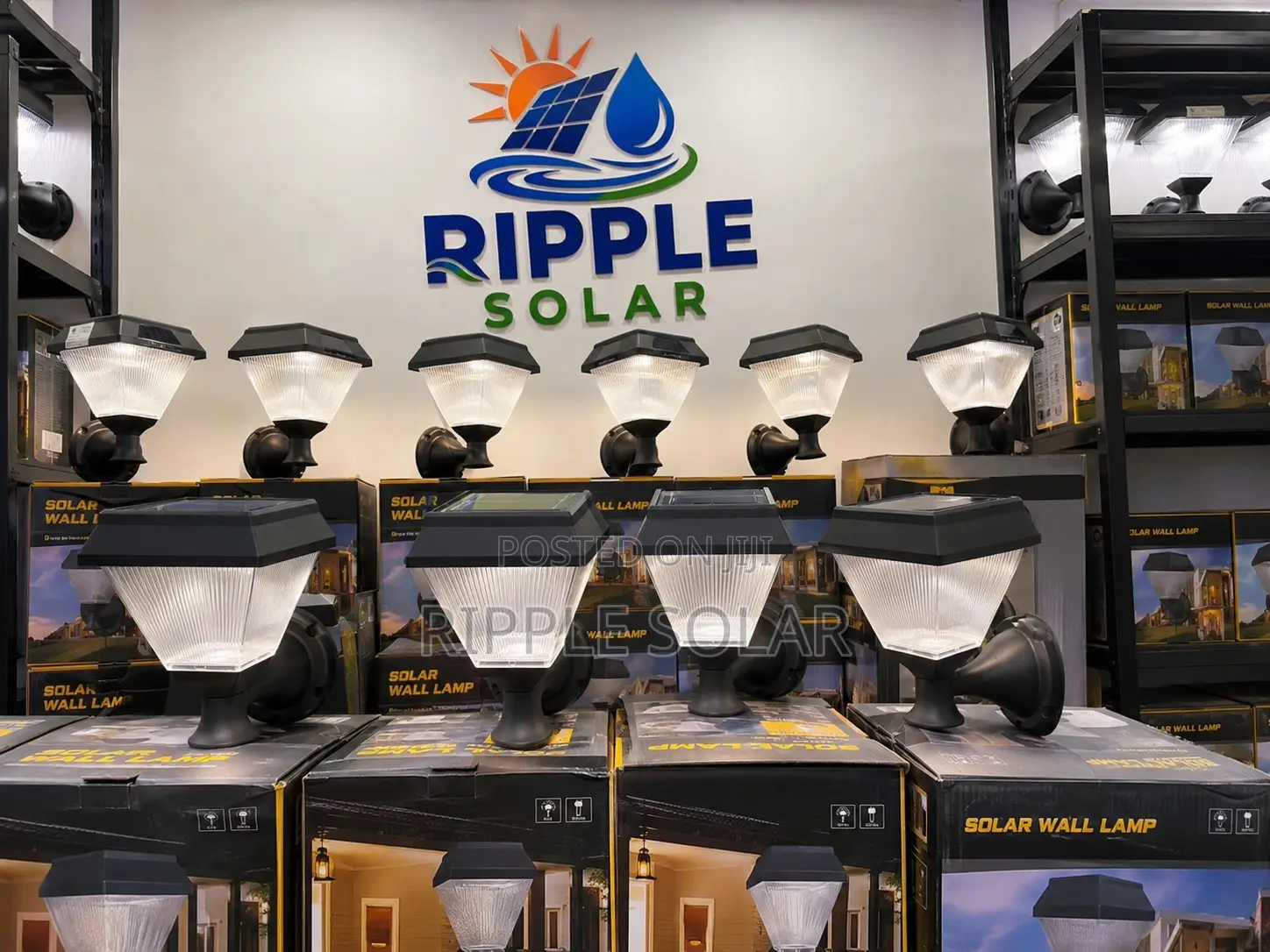 Solar Wall Lantern IP65 Motion Sensor Security Lamp