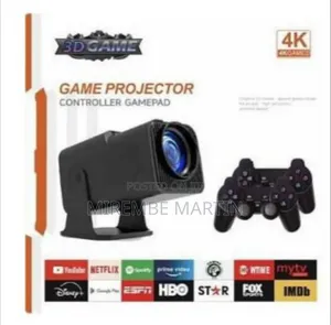 Arcade Vision Projector HD Screen, Game Projector With Controllers,