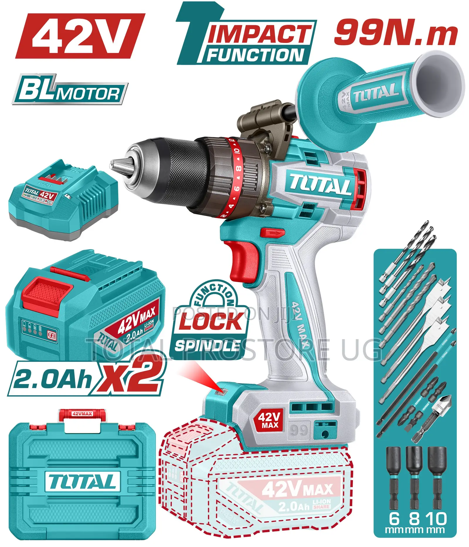 Cordless Drill 99N.m