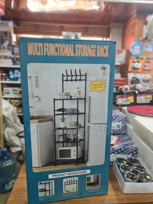 White Multipurpose Kitchen Storage Kitchen Storage Rack 4layers
