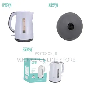 WINNING STAR 1.7 Litre Cordless Electric Kettle With Transparent