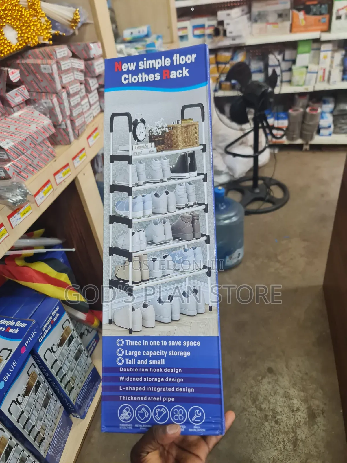 New Simple Floor Shoe Rack Shoe Rack Plastic Imported