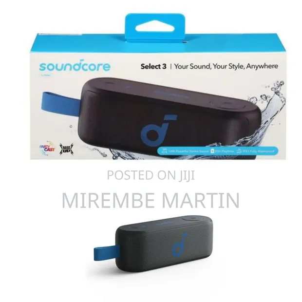 soundcore Select 4 Go Bluetooth Speaker, ultra draagbaar, tot 20 uur afspeeltijd, IP67 waterdicht en stofdicht, drijfbaar, krachtig geluid, ideaal