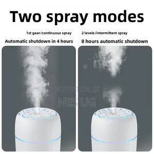 Portable Ultrasonic USB Humidifier Diffuser - White