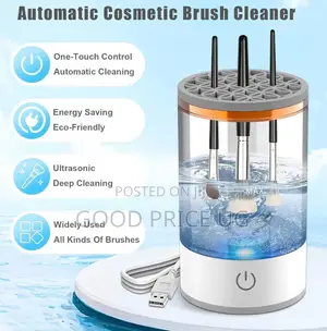 Automatic Cosmetic Brush Cleaner