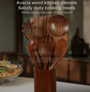 Acacia Wood Kitchen Utensils