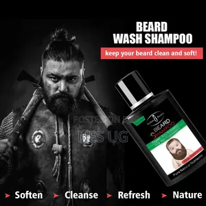 Men's Beard Shampoo Repairs, Activates Helps Beard Regrowth - 100ml