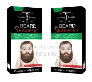 Men's Beard Shampoo Repairs, Activates Helps Beard Regrowth - 100ml