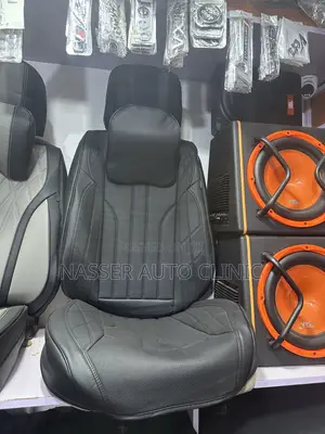 Unique Black Leather Seat Cushion