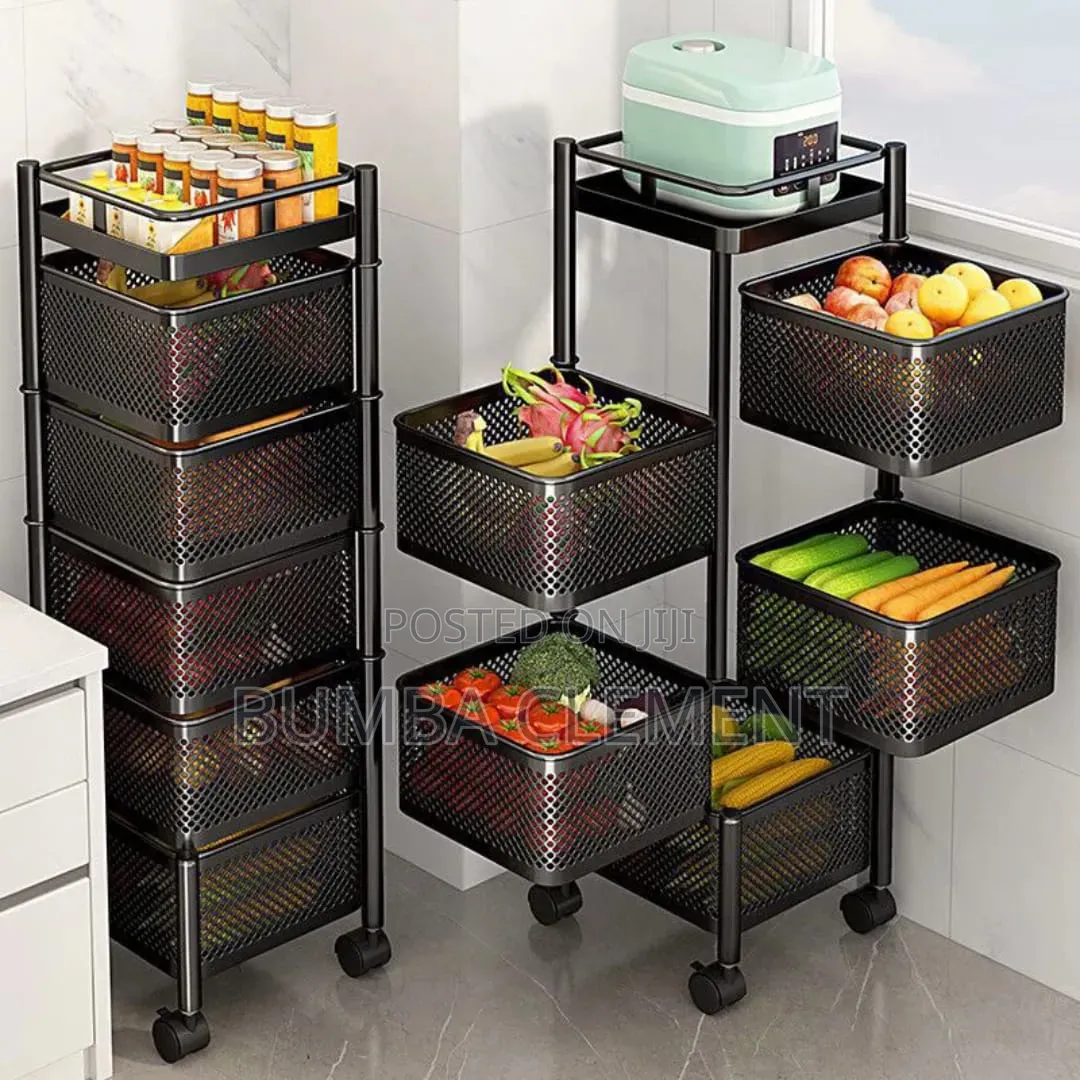 Vegetable Storage Rack ,Kitchen Rotating Rack