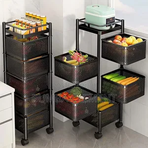 Vegetable Storage Rack ,Kitchen Rotating Rack
