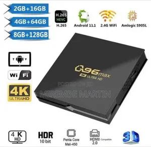Big Storage Q96 MAX Smart TV Box Android 11 Amlogic S905 Quad Core