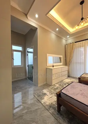 Modern Bedroom Design (Gypsum Ceiling and Cornice)