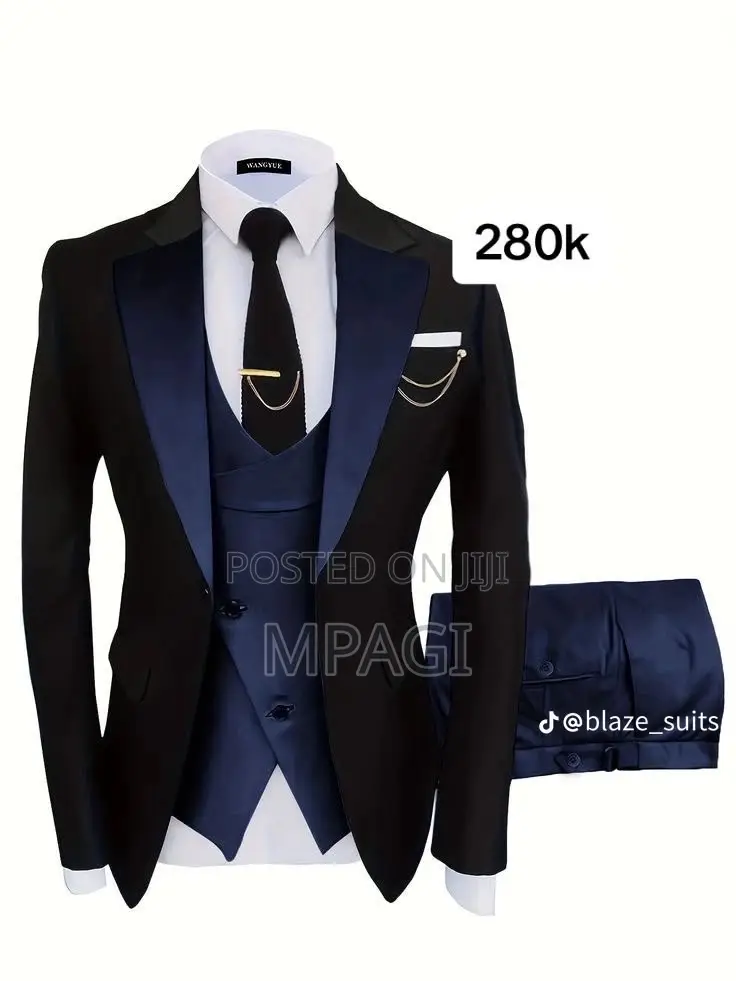 Black and Blue Suits for Men