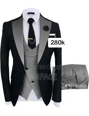 Black and Blue Suits for Men