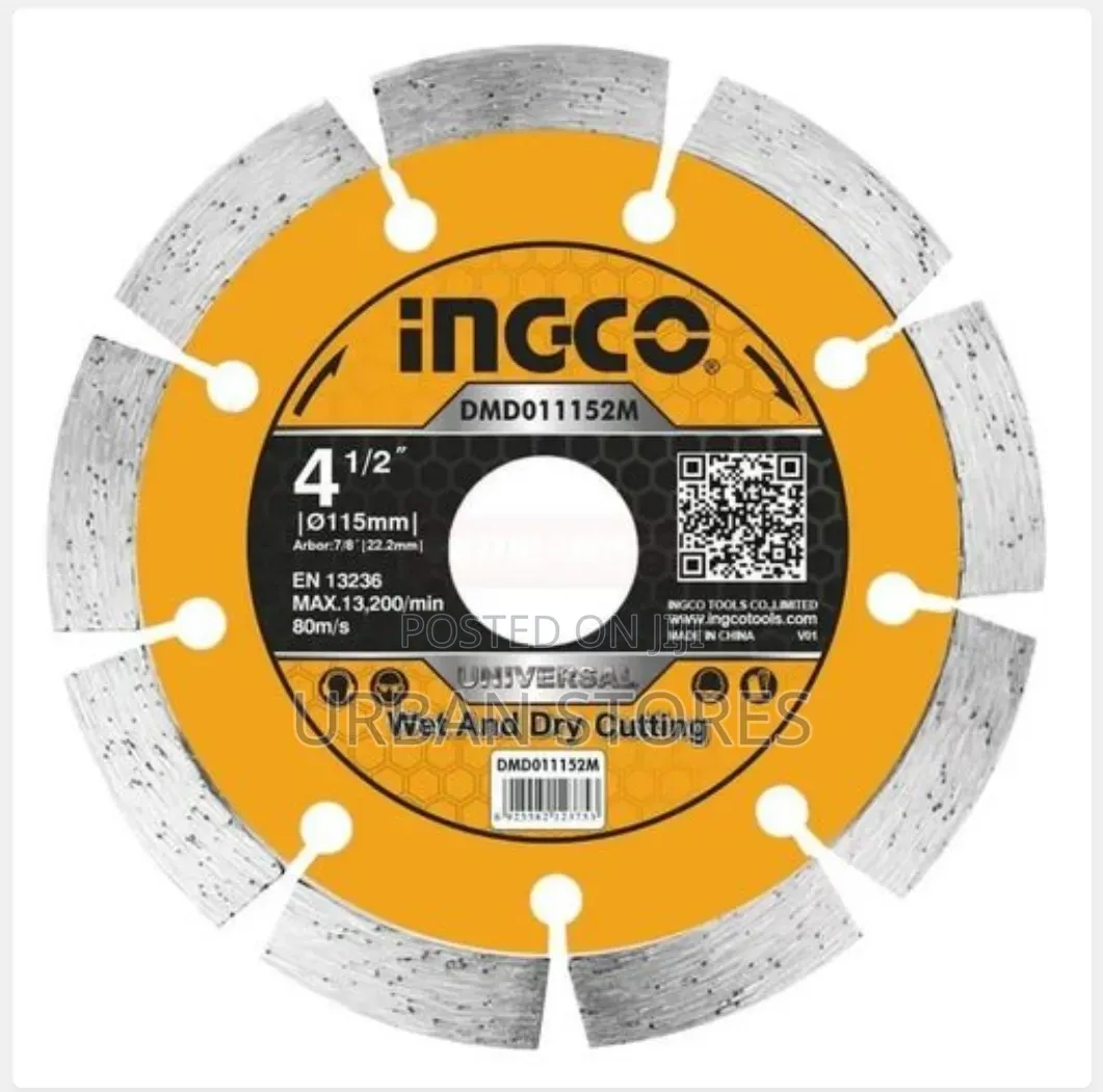 Ingco 41⁄2" (115mm) Diamond Cutting Disc