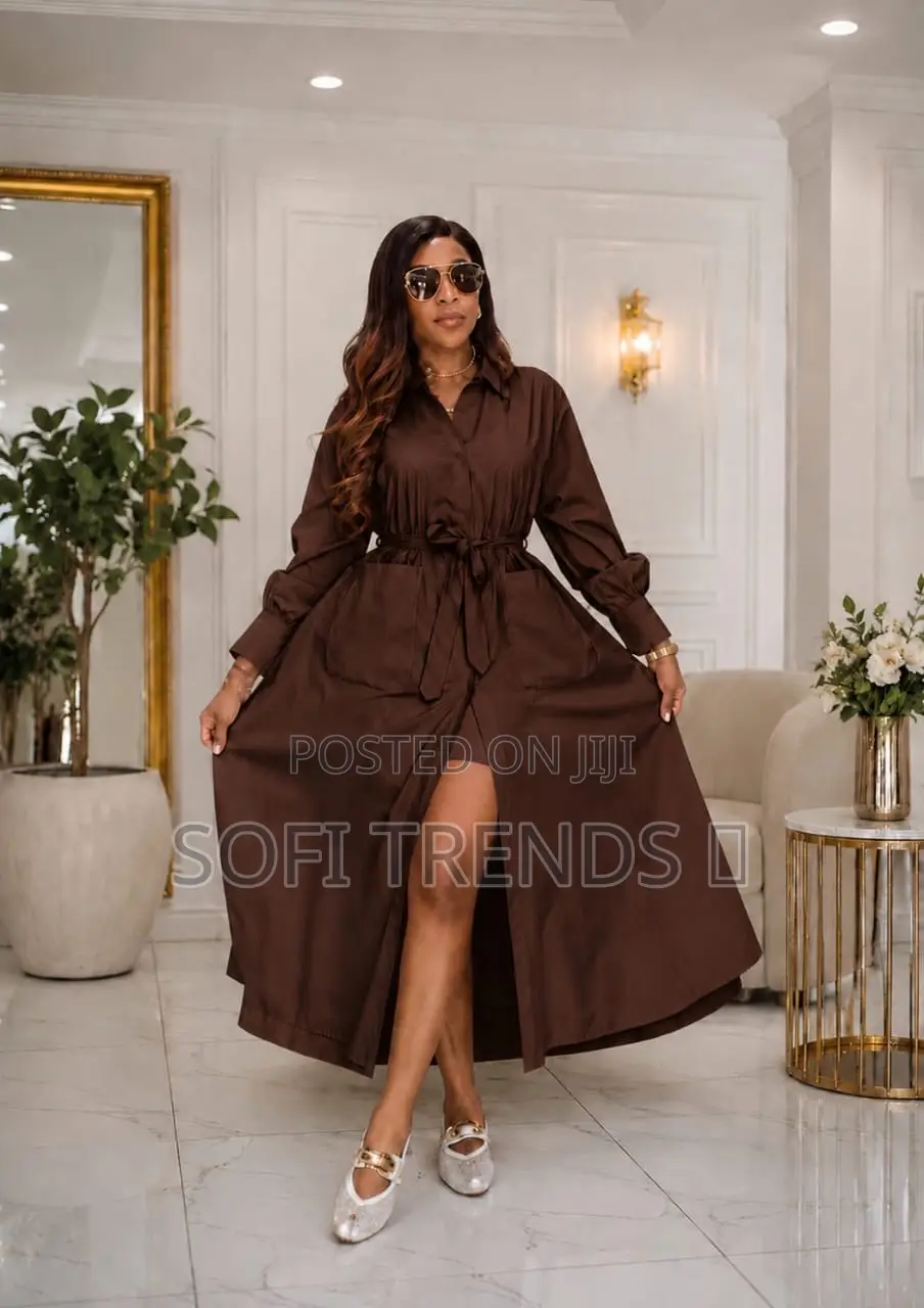Ladies Button Dresses