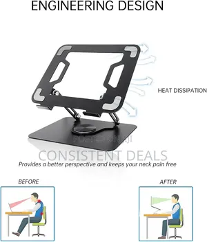 Desktop Stand, Adjustable Stand (With 360 ° Swivel Base)