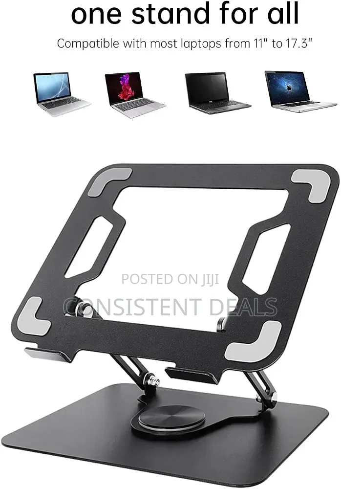 Desktop Stand, Adjustable Stand (With 360 ° Swivel Base)