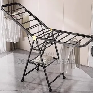 Foldable Clothes Drying Rack, 150CM 3-Tier Large
